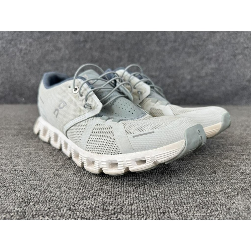 On Cloud Shoes Womens 9 Gray White CloudTec Mesh Running Sneaker Athletic - Picture 6 of 15